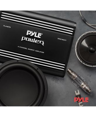 4-Channel Bridgeable MOSFET Car Amplifier, 2000 Watts