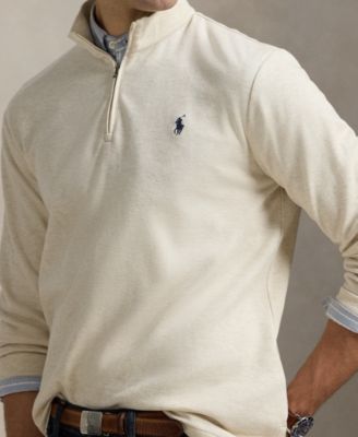Men's Cotton-Blend Jacquard Pullover Sweatshirt