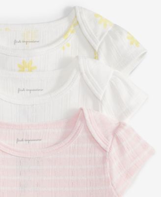 Baby Pointelle Bodysuits, Pack of 3, Exclusively at Macy's