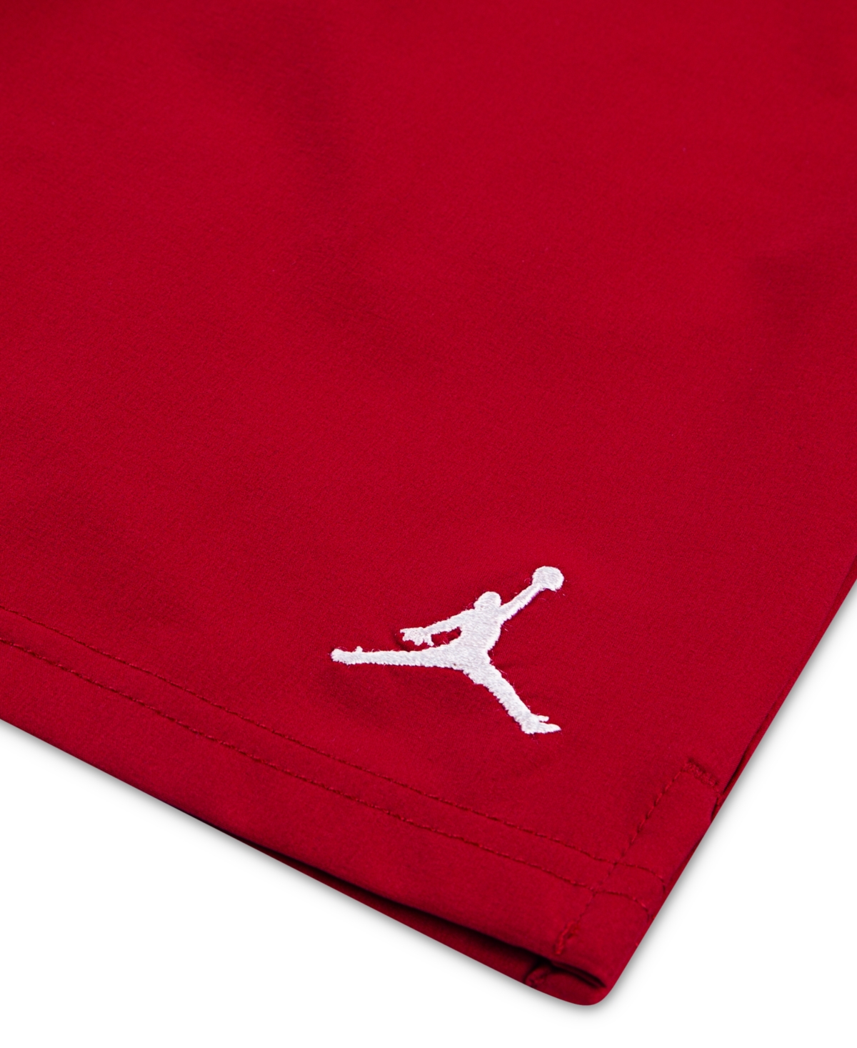 Jordan Big Boys Jumpman Woven Play Shorts In Gym Red