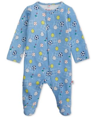 Baby Cotton Magnetic Footed Coverall