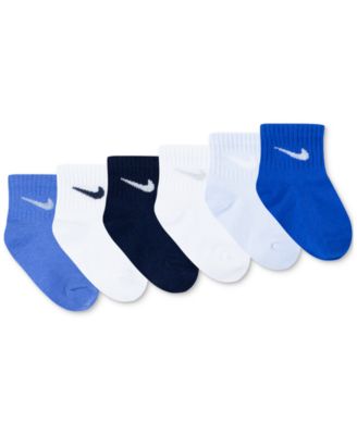 Baby and Toddler Logo Socks, Pack of 6