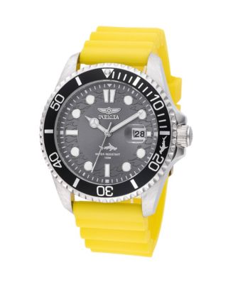 Men's 47163 Pro Diver Quartz 3 Hand Charcoal Dial Watch