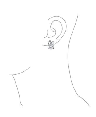 Classic Celtic Knot Clip-On Earrings Two Tone For Non-Pierced Ears Gold Plated