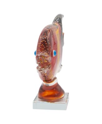 8.75" Bora Fish Art Glass Figurine