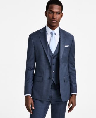 Men's Slim-Fit Wool-Blend Stretch Suit Separates