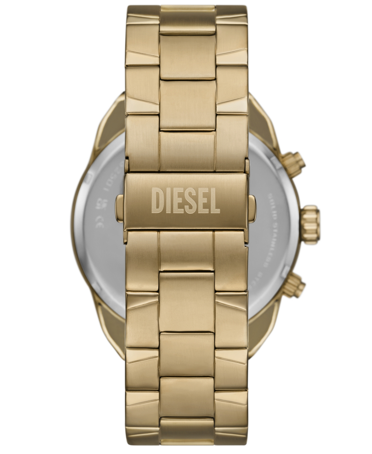 Diesel Spiked Stainless Steel Watch In Gold