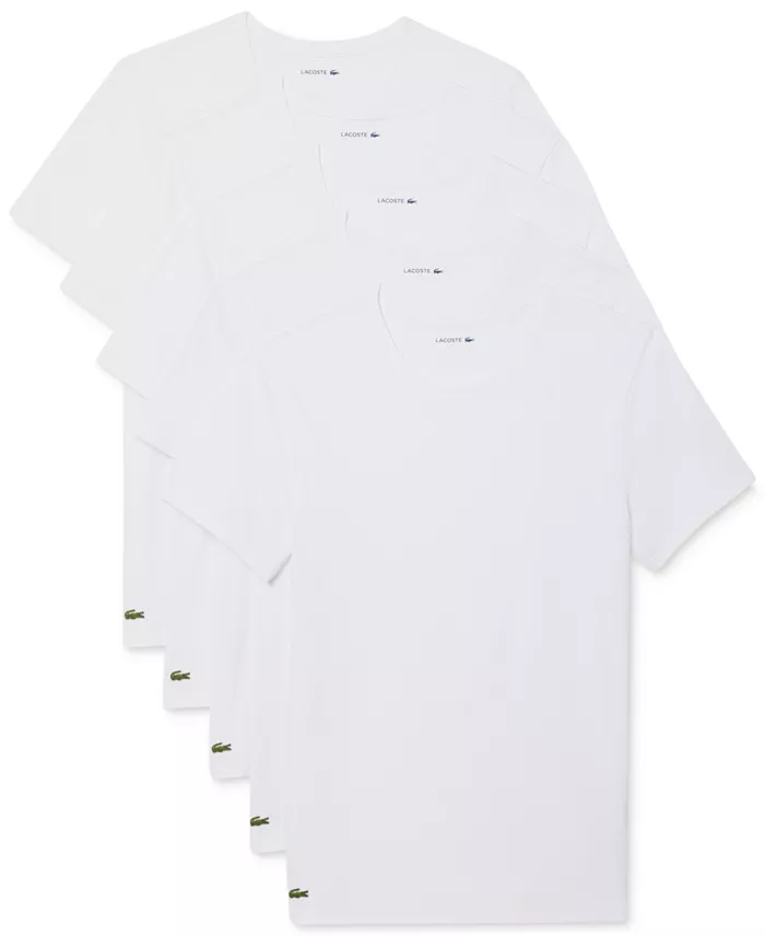 Men's Slim-Fit Crewneck Undershirt, 5-Pack