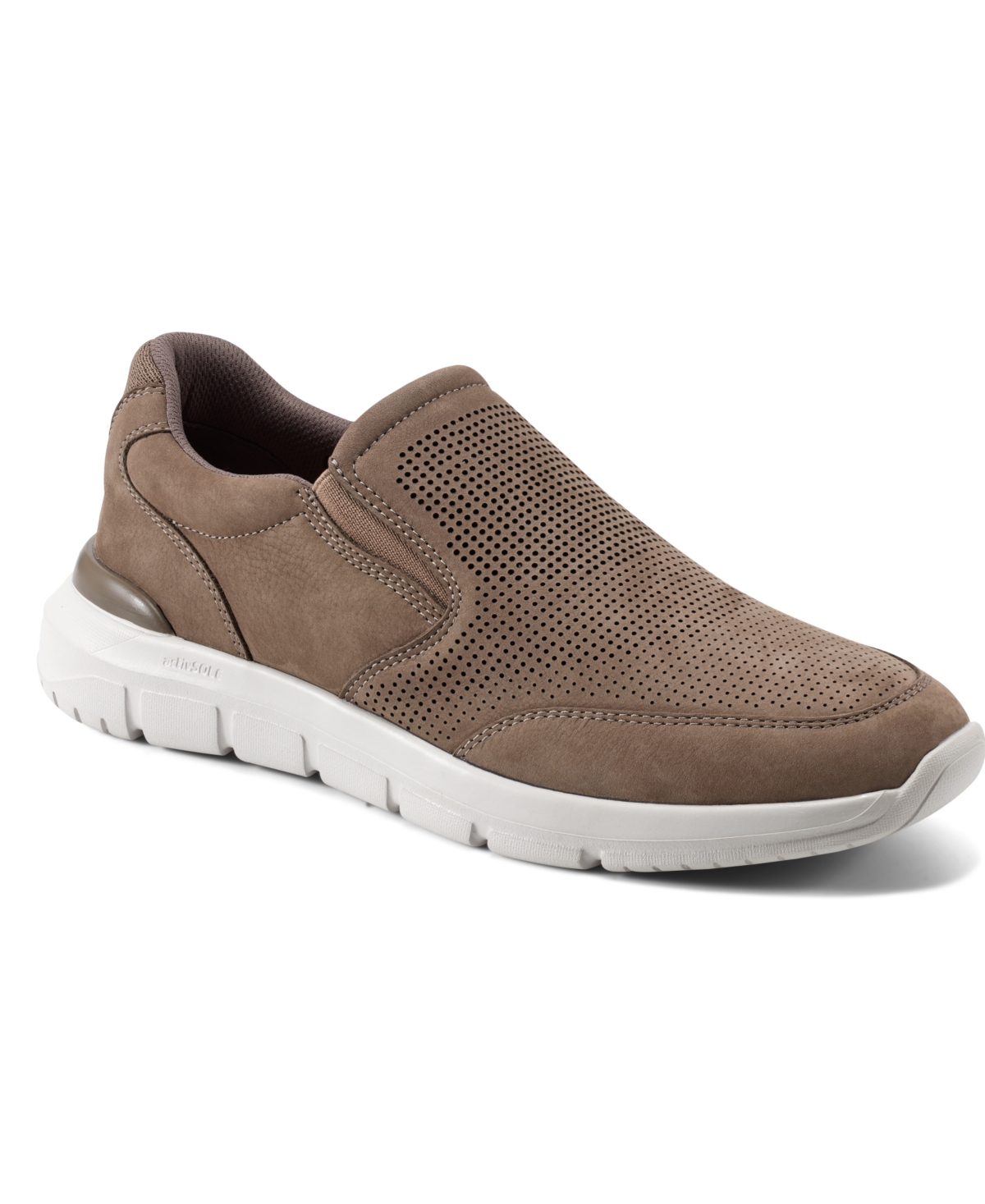 Men's Jaimin Round Toe Slip-On Casual Sneakers - Dark blue leather