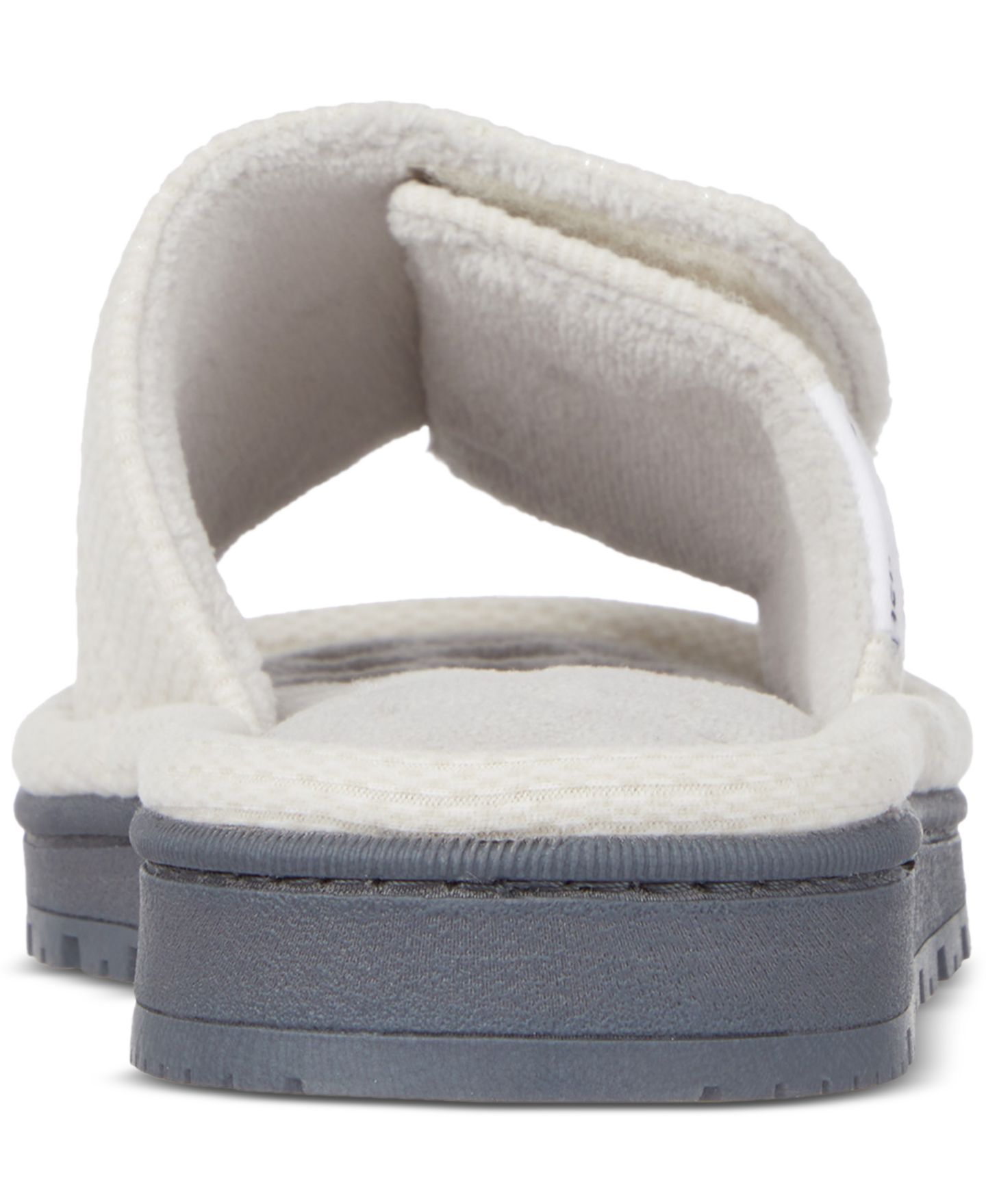 Женские тапочки Isotoner Signature Active Adjustable Slide, цвет: Пепельный — фото 4