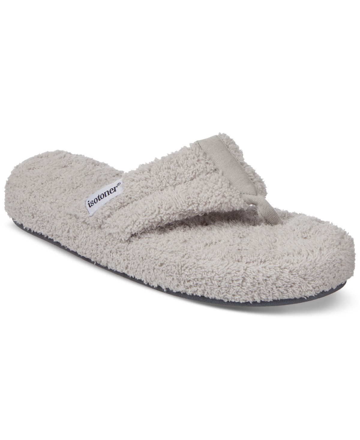 Женские Isotoner Signature Women's Joey Cozy Plush Thong Slippers — фото 1