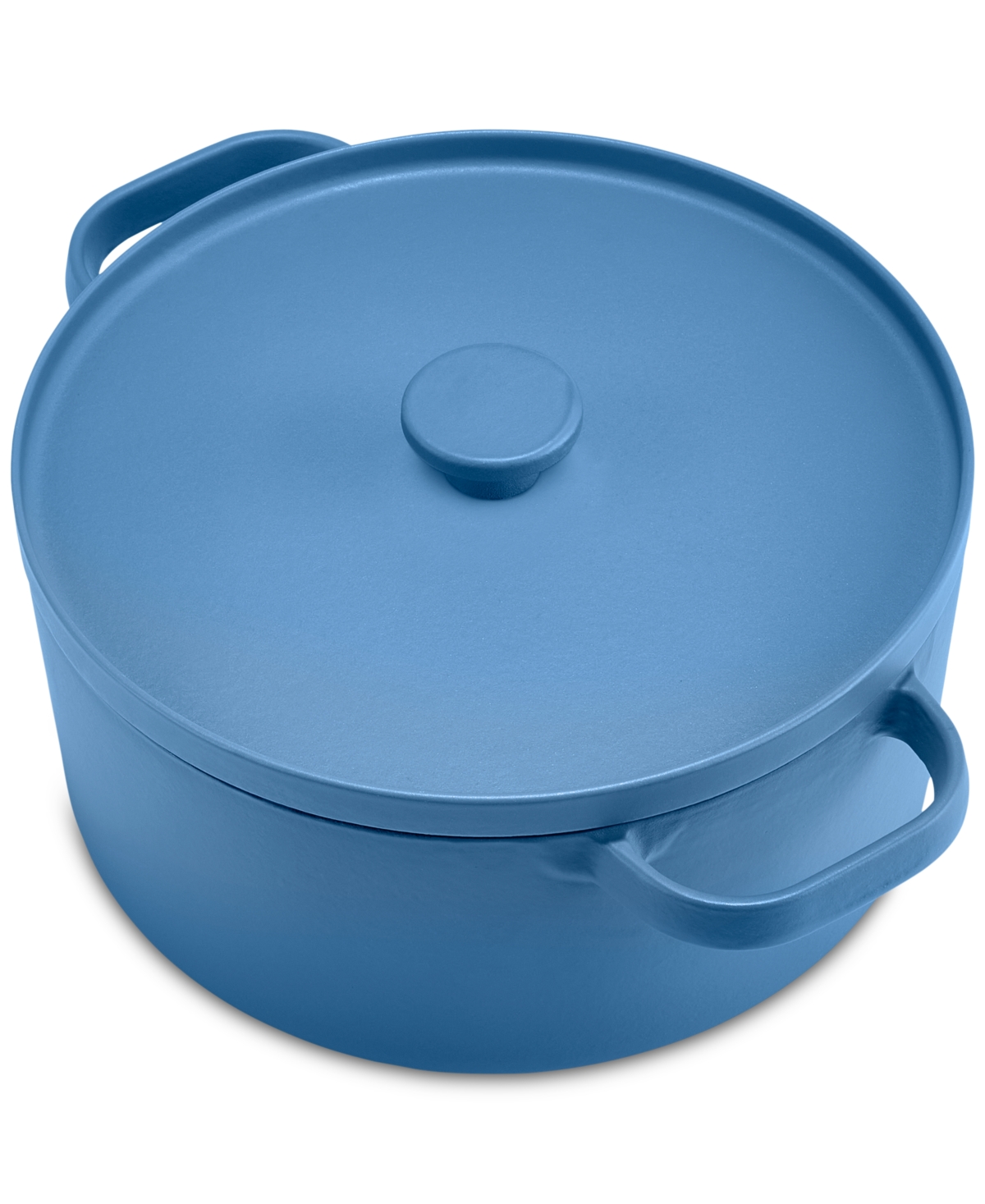 The Cellar Enameled Cast Iron 6-qt. Dutch Oven, Exclusively At Macy's In Blue