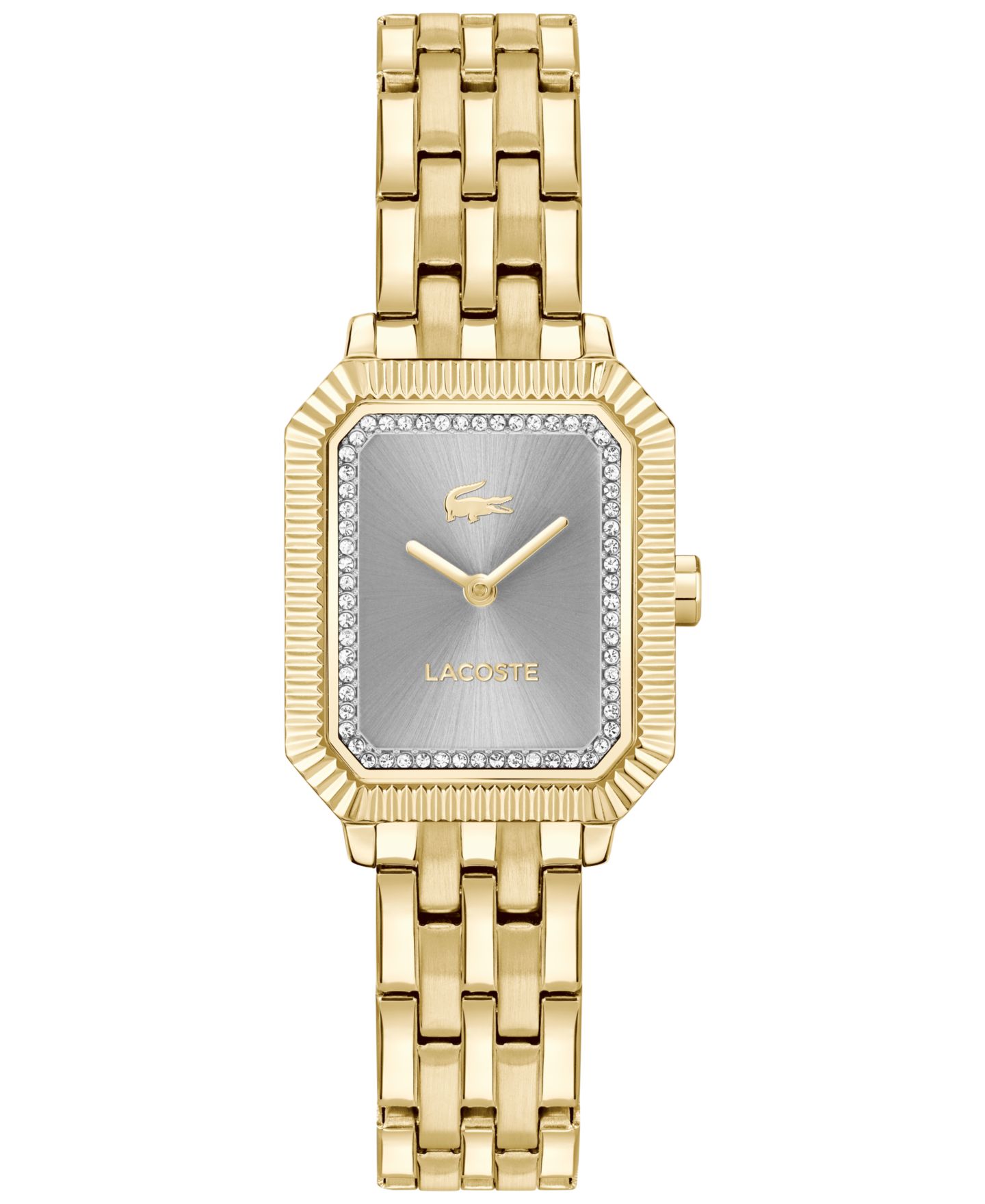 Женские часы Lacoste Parisienne Gold Tone Stainless Steel Bracelet Watch, 28.3 x 20.7mm — фото 1