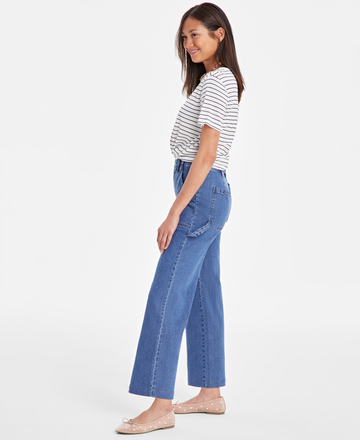On 34th Women's Bright Sea Carpenter Jeans, Exclusively At Macy's In Bright Sea