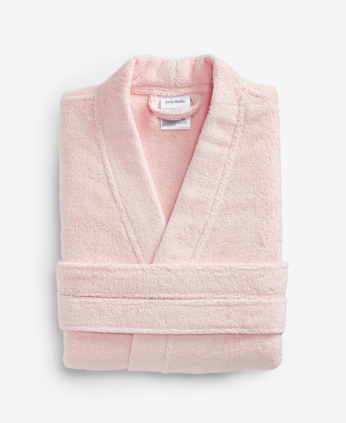 Arch Studio Terry Bath Robe, Exclusively At Macy's In Blush