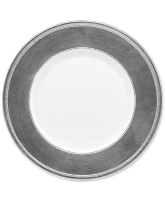 Leaf Rim/White Charger Plates, Set of 12 