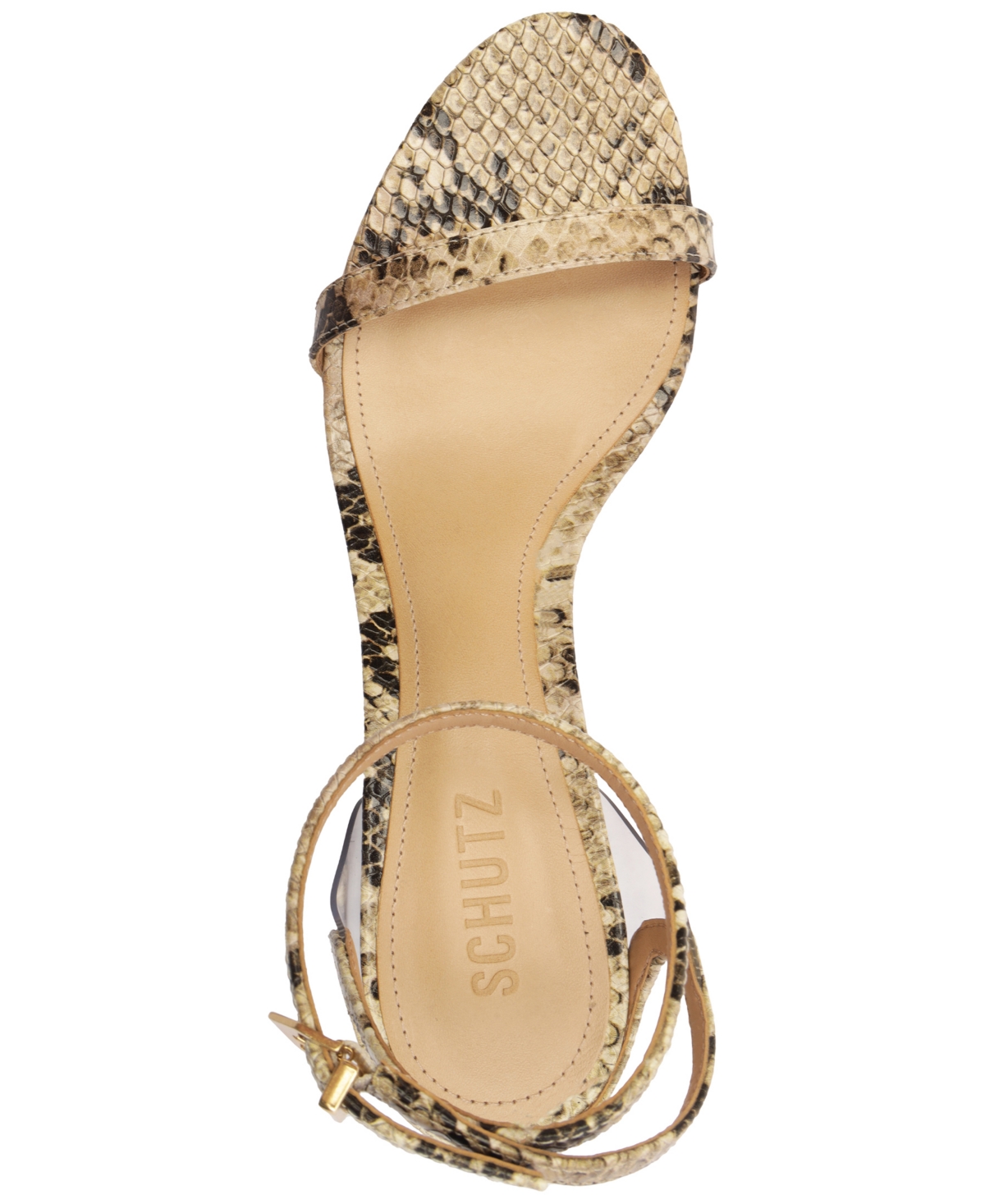 SCHUTZ WOMEN'S SKYE MID BLOCK DRESS SANDALS 