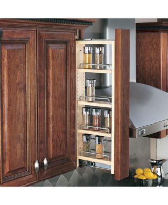 6" Pullout Wall Filler w/ Soft-close, 36" Height, 432-WFBBSC36-6C