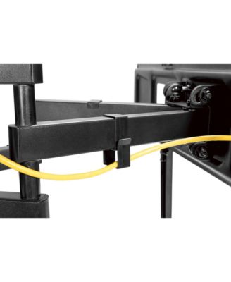 Full Motion TV Wall Mount for 37-80 Inch Screens, Dual Arm