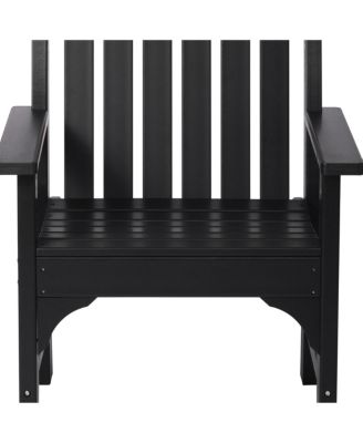 Outdoor Patio HDPE Adirondack Dining Arm Chair