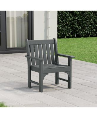 Outdoor Patio HDPE Adirondack Dining Arm Chair