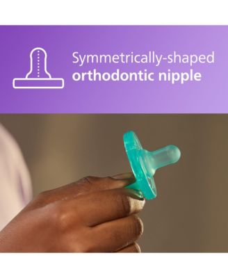 Soothie Pacifier, 0-3 months, Green, 8 pack