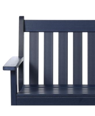 Outdoor 2-Person All-Weather HDPE Front Porch Garden Bench