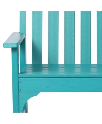 5-Piece HDPE Outdoor Patio Furniture Couch and Rocking Chair Set