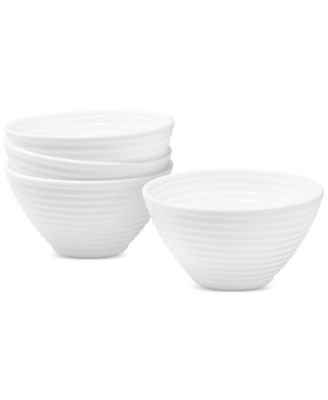 Opal Glass Spiral Cereal Bowls, Set of 4, Exclusively at Macy's 