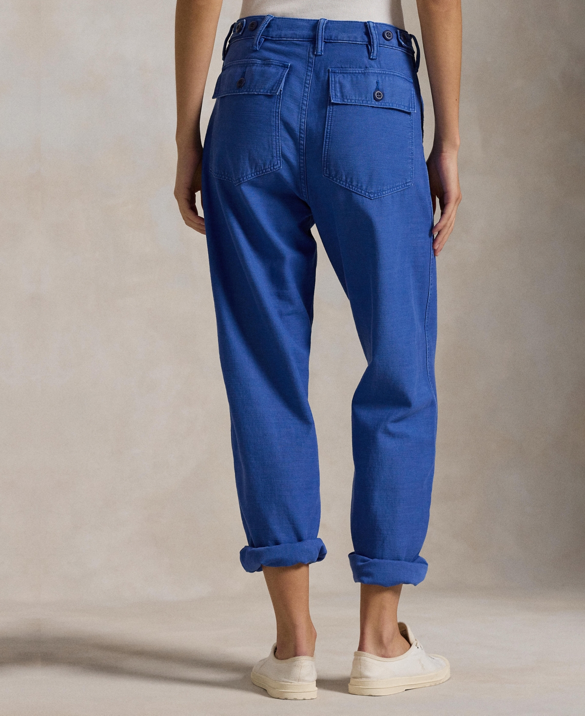 Polo Ralph Lauren Women's The Ricky Pants In French Workwear Blue