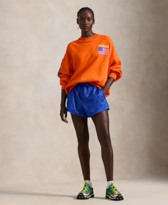 Polo Ralph Lauren Women's Flag Logo Fleece Crewneck