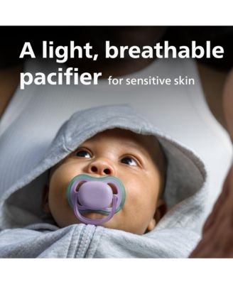Ultra Air Pacifier 6-18m, blue hush / lush lilac, 8 pack