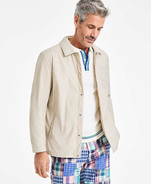 alfani Club Room Men's Lightweight Fill Shacket Exclusively at Macy's Men's Fashion & Accessories
