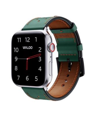 Waloo Breathable Leather Band For Apple Watch - Green 25$