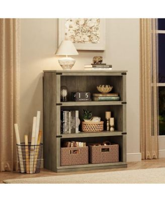 Farmhouse Book Shelf with Storage