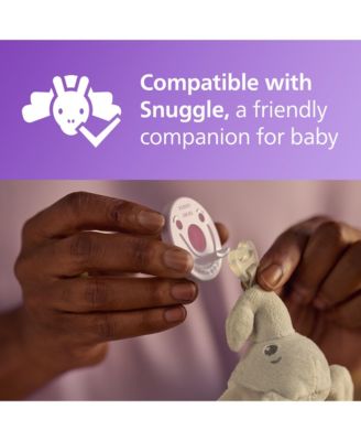 Soothie 0-3m, fresh lilac/pastel pink, 8 pack