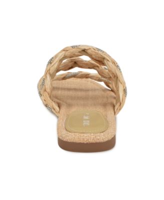 Women's Qazz Woven Embellished Flat Sandals