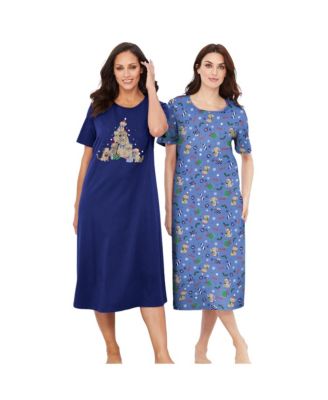 Women's 2-Pack Long Sleepshirts