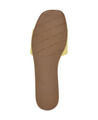 Women's Yancie Logo Flat Slide Sandals