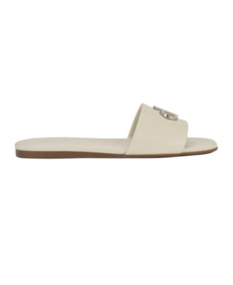 Women's Yancie Logo Flat Slide Sandals