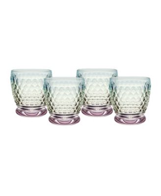 Boston Double Old Fashioned Glasses, Set of 4
