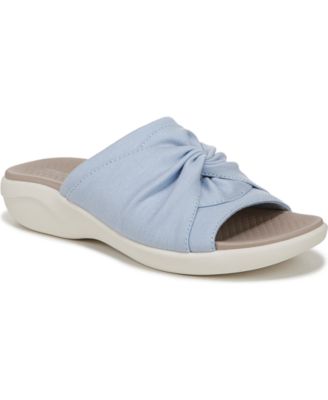 LifeStride - Women's Cherish Washable Peep Toe Slide Sandals