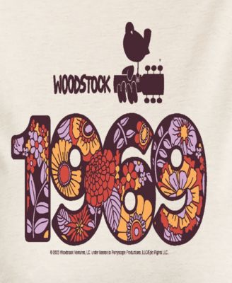 Plus Size Woodstock 1969 Graphic Pullover Top