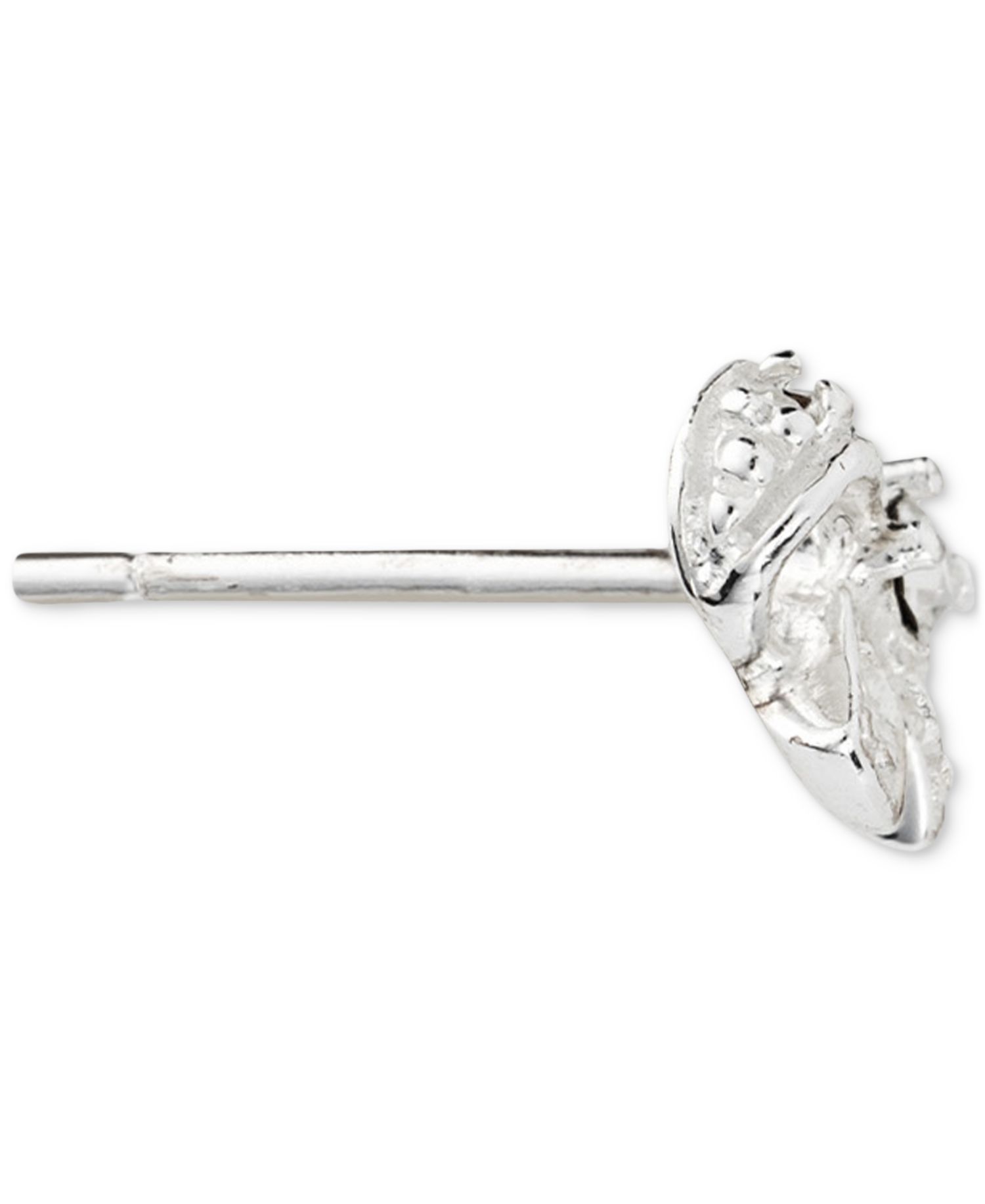 Cubic Zirconia (1/4 ct. t.w.) Bow Post Earrings in Sterling Silver (Also Available in 14k Gold over Sterling Silver)
