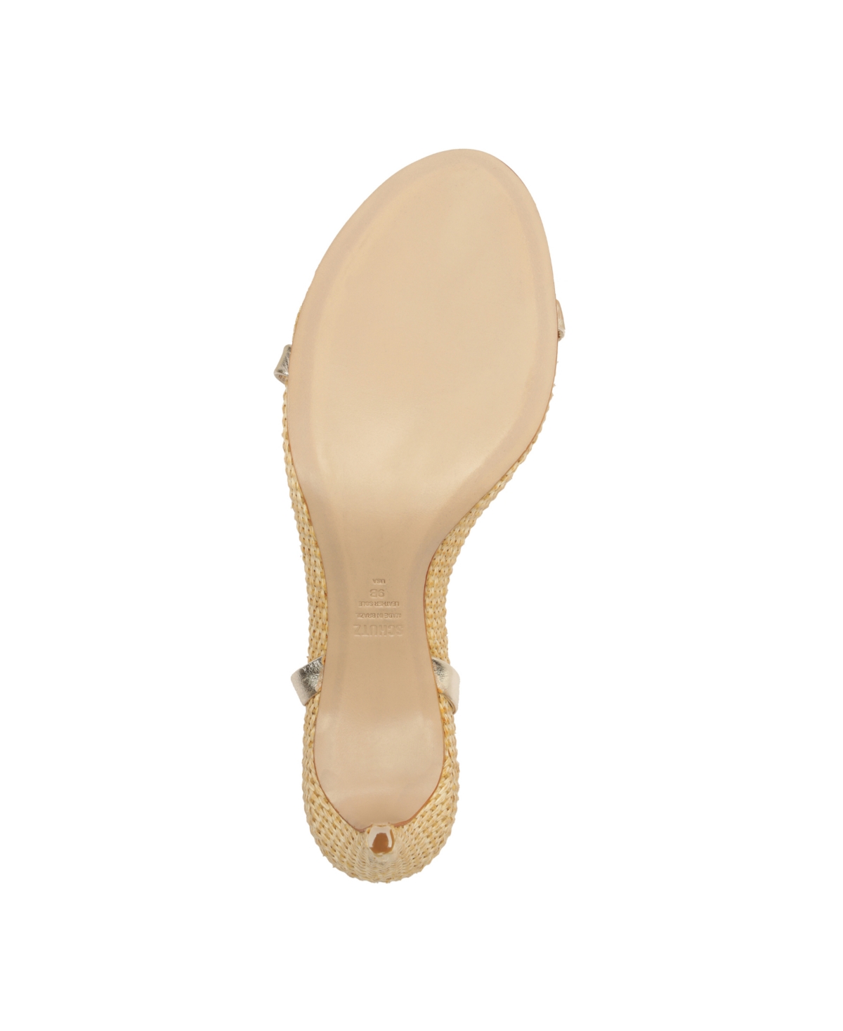 Shop Schutz Women's Aurora Mid Heel Dress Sandals In Gold