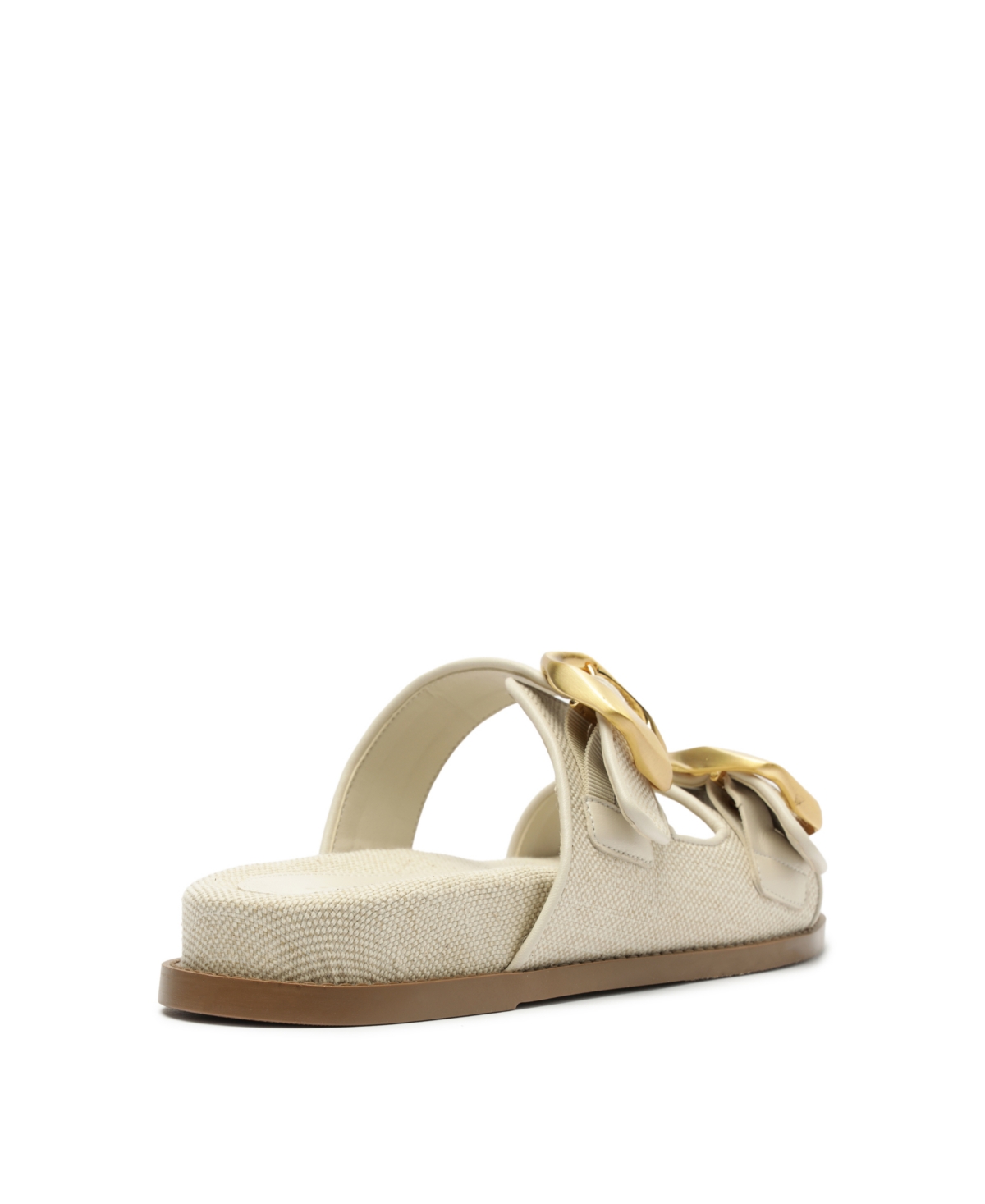 Shop Schutz Women's Olga Sporty Round Toe Flat Sandals In Beige