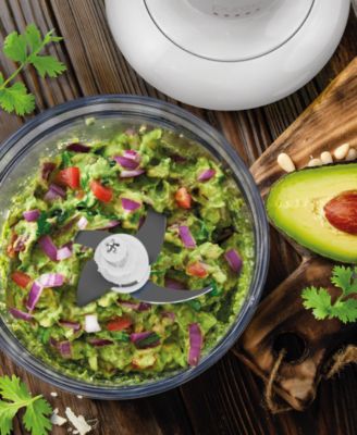 Puree 8.5-Cup Food Processor with Stainless Steel Blades, White