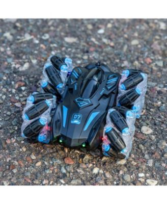 360-Degree Rotating Light-Up Remote Control Stunt Car - 1:24