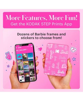 x Barbie Step Slim Instant Portable Photo Printer Barbie Starter Bundle (Signature Style)