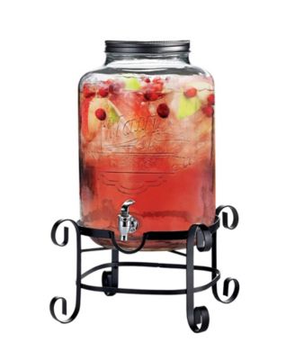 Main St. Beverage Dispenser with Rack, 3 Gallons